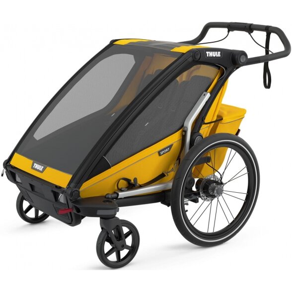 THULE Chariot Sport 2 - dviračio priekaba "2in1" | Spectra Yellow