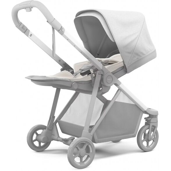 "Thule Newborn Inlay" - įdėklas į vaikišką vežimėlį | Soft Grey 1