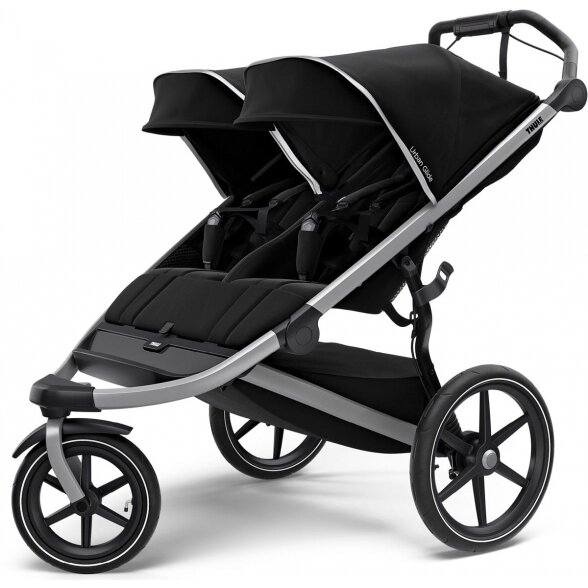 THULE Urban Glide 2 Dvivietis bėgimo vežimėlis | Jet Black