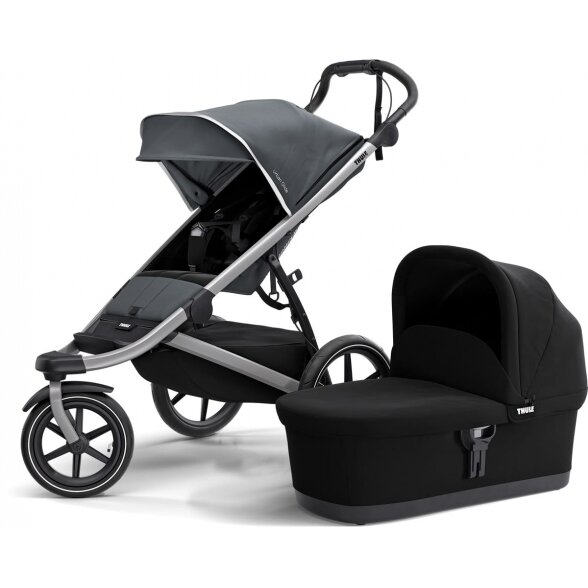 THULE Urban Glide 2 bėgimo vežimėlis, rinkinys "2-in-1" | Dark Shadow