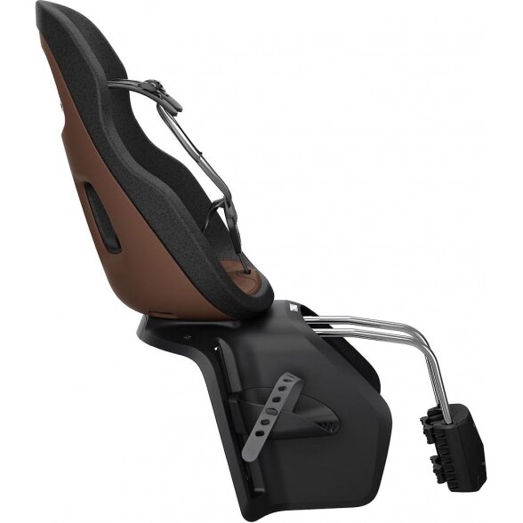 "Thule Yepp Nexxt 2 Maxi" - lengva ant bagažinės montuojama galinė dviračių kėdutė | Šokolado rudos spalvos 1