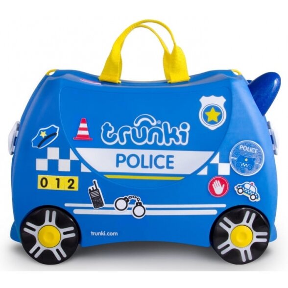 Trunki - kelioninis lagaminas | Percy policijos automobilis 3