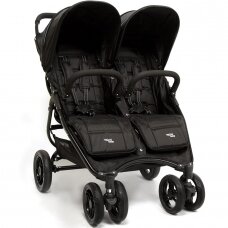 "Valco Baby Snap Duo" lengvas dvivietis vežimėlis | Coal Black