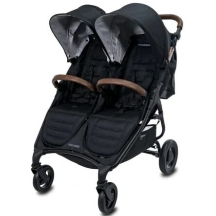 Valco Baby Snap Duo Trend SPORT - dvynių vežimėlis | Ash Black 1
