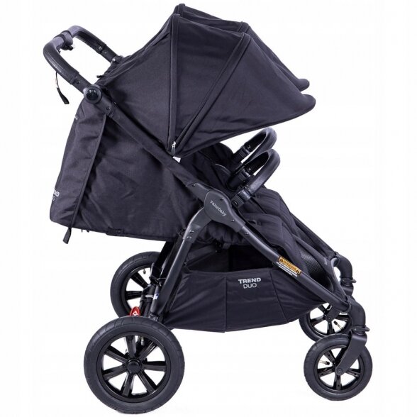 Valco Baby Snap Duo Trend SPORT - dvynių vežimėlis | Ash Black 10
